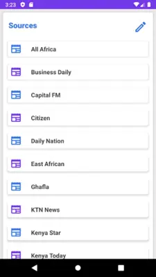 Kenya Newspapers android App screenshot 2